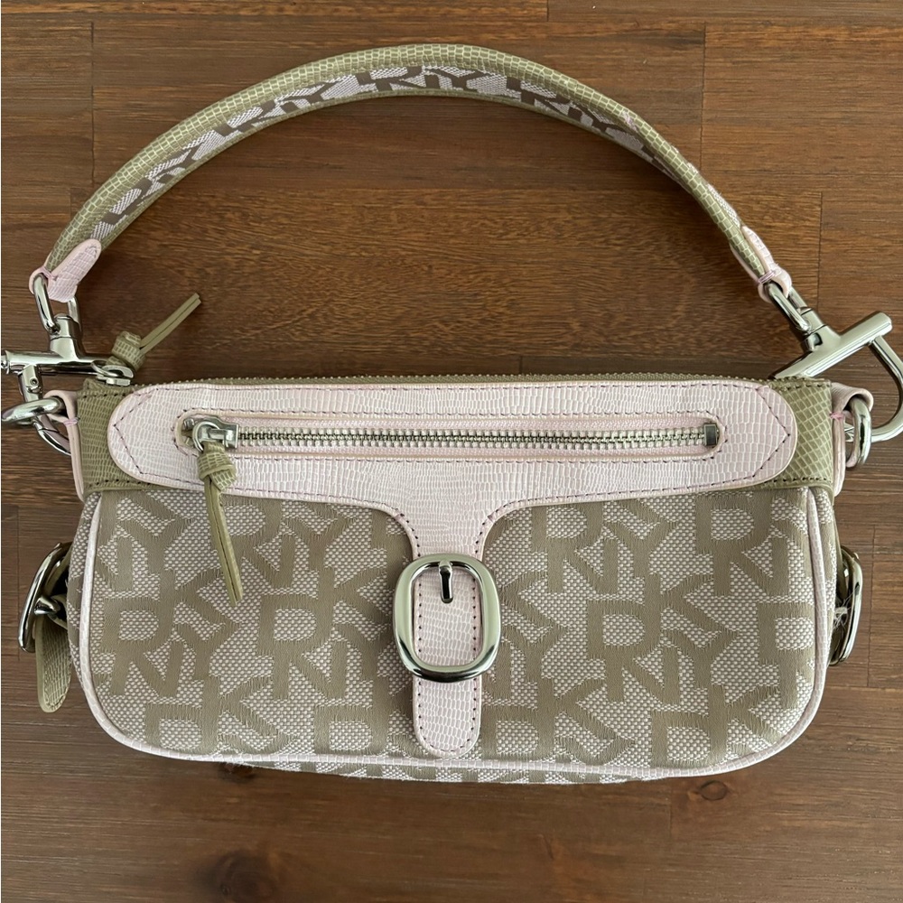 DKNY Beige and Pink Women's Bag